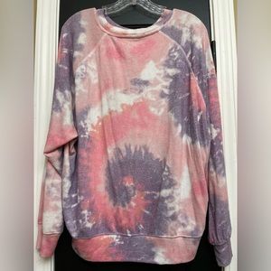 PINK Tie Dye Sweatshirt